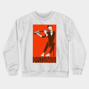 Oboe Player ---- Retro Soviet Poster Aesthetic Crewneck Sweatshirt